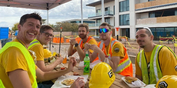 Team Dozers at one of the valley's most upscale projects in Paradise Valley.